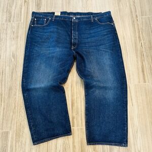 New With tags Levi's 501 Button Fly Jeans Men's Size 56x30 Big & Tall Denim